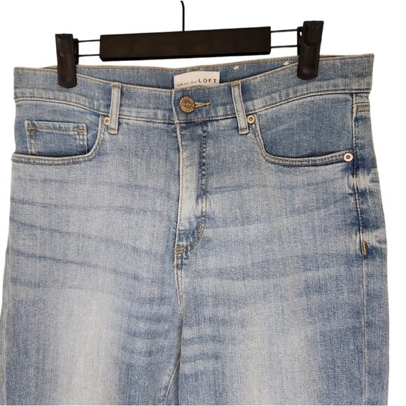 Loft High Waist Kick Crop Jeans 8 / 29 - Picture 5 of 7